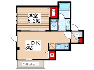 ステラ東中神の物件間取画像